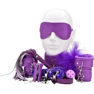 Bound To Play Bondage Kit Purple (11 Piece) Bound To Play Bondage Kit Purple (11 Piece)