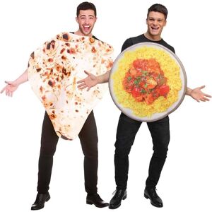 Wicked Costumes New Adult Funny Tikka Masala Curry + Naan Bread Novelty Couples Fancy Dress Wicked Costumes New Adult Funny Tikka Masala Curry + Naan Bread Novelty Couples Fancy Dress