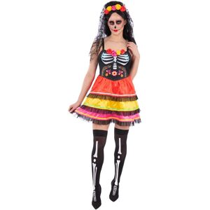 Rarewaves Dress With Rose Headband With Attached Veil Women'S Costumes New Rarewaves Dress With Rose Headband With Attached Veil Women'S Costumes New