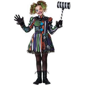 California Costume Collections Neon Nightmare Clown Horror Evil Psycho Killer Halloween Child Girls Costume California Costume Collections Neon Nightmare Clown Horror Evil Psycho Killer Halloween Child Girls Costume