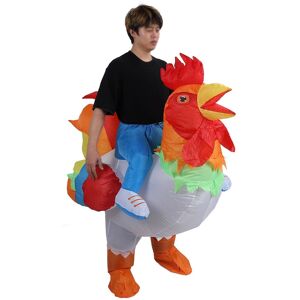 Inflatable Ride On Rooster Costume Waterproof Lightweight Durable Cute Chicken Inflatable Ride On Rooster Costume Waterproof Lightweight Durable Cute Chicken