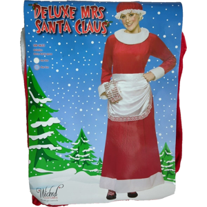 Wicked Costumes Mrs Santa Claus Fancy Dress Costume Adult One Size Deluxe Elderly Dress Hat Apro Wicked Costumes Mrs Santa Claus Fancy Dress Costume Adult One Size Deluxe Elderly Dress Hat Apro
