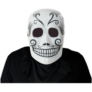 California Costume Collections Dia De Los Muertos Day Of The Dead Skull Adult Mens Costume Light Up 1/2 Mask California Costume Collections Dia De Los Muertos Day Of The Dead Skull Adult Mens Costume Light Up 1/2 Mask
