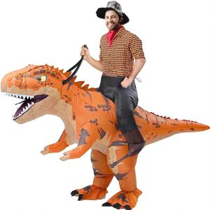 Rafalacy Inflatable Dinosaur Costumes Adult Size T-Rex Ride On Halloween Costum Rafalacy Inflatable Dinosaur Costumes Adult Size T-Rex Ride On Halloween Costum