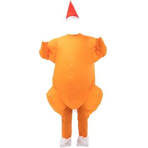 Sodial 3x(Adult Funny Puppet Turkey Inflatable Costume Halloween Thanksgiving6017 Sodial 3x(Adult Funny Puppet Turkey Inflatable Costume Halloween Thanksgiving6017