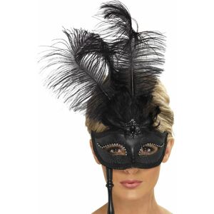 Smiffys Black Baroque Fantasy Eye Mask - Costume Accessory Smiffys Black Baroque Fantasy Eye Mask - Costume Accessory