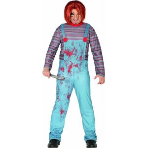 Fiestas Guirca Teen Boys Creepy Doll Costume14-16 Years Blue/multicoloured Fg10 Fiestas Guirca Teen Boys Creepy Doll Costume14-16 Years Blue/multicoloured Fg10