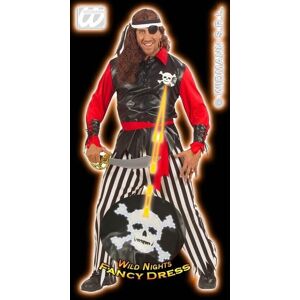 Widmann Mens Deluxe Fibre Optic Pirate Costume Widmann Mens Deluxe Fibre Optic Pirate Costume