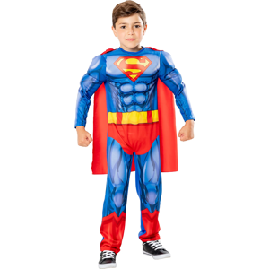 Rubies Superman Costume Boys Superhero Fancy Dress Kids Comic Book Dc Official Rubies Superman Costume Boys Superhero Fancy Dress Kids Comic Book Dc Official