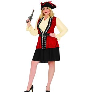 Fiestas Guirca Womens/ladies Pirate Costume Setxl Burgundy/black Fg768 Fiestas Guirca Womens/ladies Pirate Costume Setxl Burgundy/black Fg768