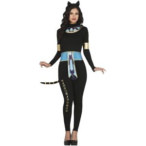 Fiestas Guirca Womens/ladies Egyptian Cat Costume Set / 10 Uk - 12 Uk Black/blue Fiestas Guirca Womens/ladies Egyptian Cat Costume Set / 10 Uk - 12 Uk Black/blue