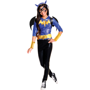 Rubies Batgirl Deluxe Costume Kids Batman Superhero Fancy Dress Outfit Comic Book Rubies Batgirl Deluxe Costume Kids Batman Superhero Fancy Dress Outfit Comic Book