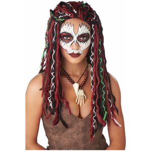 California Costume Collections Voodoo Priestess Witch Doctor Black Magic Burgundy Black Womens Costume Wig California Costume Collections Voodoo Priestess Witch Doctor Black Magic Burgundy Black Womens Costume Wig
