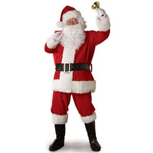 Bristol Novelty Santa Claus Plush Costume - Unisex Adult Christmas Wear Bristol Novelty Santa Claus Plush Costume - Unisex Adult Christmas Wear