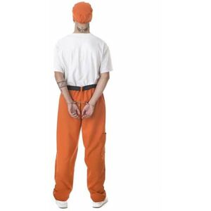 Bigbuy Carnival Costume For Adults Orange Male Prisoner L Bigbuy Carnival Costume For Adults Orange Male Prisoner L