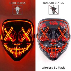 Does Not Apply Wireless Neon Led Purge Mask For Halloween, Party Masks, Light Does Not Apply Wireless Neon Led Purge Mask For Halloween, Party Masks, Light