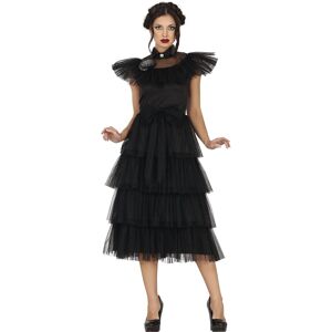 Fiestas Guirca Girls Night Queen Gothic Costume14-16 Years Black Fg1492 Fiestas Guirca Girls Night Queen Gothic Costume14-16 Years Black Fg1492