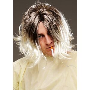 Widmann Mens Kurt Cobain Style Bleach Blonde Grunge Wig Widmann Mens Kurt Cobain Style Bleach Blonde Grunge Wig