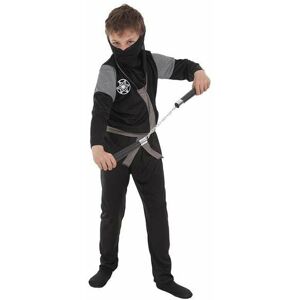 BigBuy Ninja Costume for Children 3-6 Years Black - Costumes for Children BigBuy Ninja Costume for Children 3-6 Years Black - Costumes for Children