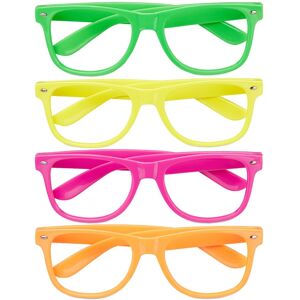 Relaxdays Neon Party Glasses Oversized Plastic Frames Lightweight Novelty Neon Glasses Relaxdays Neon Party Glasses Oversized Plastic Frames Lightweight Novelty Neon Glasses