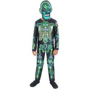 Smiffys 99943 Glow In The Dark Tech Skeleton Costume, Boys, Multi-Colour, M-7-9 Smiffys 99943 Glow In The Dark Tech Skeleton Costume, Boys, Multi-Colour, M-7-9