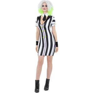 Smiffys 81004 Beetlejuice Costume, Women, Black & White, Xs-Uk Size 04-06 Smiffys 81004 Beetlejuice Costume, Women, Black & White, Xs-Uk Size 04-06