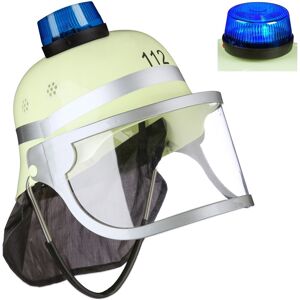 Relaxdays Kids' Fireman Helmet Firefighter Hat Lightweight Movable Visor Ventilated Relaxdays Kids' Fireman Helmet Firefighter Hat Lightweight Movable Visor Ventilated