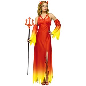 Fun World Devil Delight Red Evil Gothic Halloween Women Costume S - M Fun World Devil Delight Red Evil Gothic Halloween Women Costume S - M