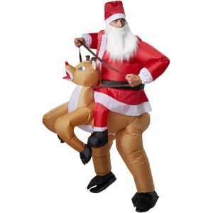 Dressforfun Inflatable Unisex Costume Santa Reindeer Christmas Blowup Fancy Dress Carnival Dressforfun Inflatable Unisex Costume Santa Reindeer Christmas Blowup Fancy Dress Carnival