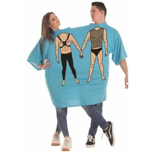 Bigbuy Carnival Costume For Adults Double M/l Blue Biker Bigbuy Carnival Costume For Adults Double M/l Blue Biker