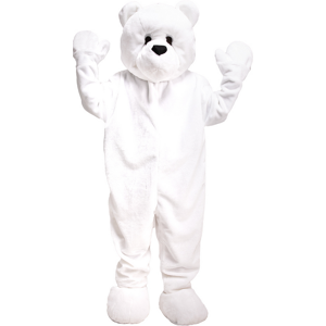 Wicked Polar Bear Christmas Mascot Costume Charity Event Adults Fancy Dress Mens Ladies Wicked Polar Bear Christmas Mascot Costume Charity Event Adults Fancy Dress Mens Ladies