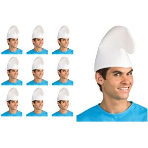 Henbrandt 200 X Smurf Hat Gnome Cap Fancy Dress Stag Night Costume Adult Size White Hats Henbrandt 200 X Smurf Hat Gnome Cap Fancy Dress Stag Night Costume Adult Size White Hats