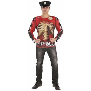 Bigbuy Carnival Costume For Adults Zombie Police Officer T-Shirt L Bigbuy Carnival Costume For Adults Zombie Police Officer T-Shirt L