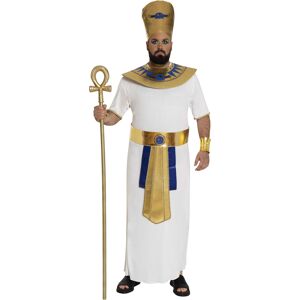 Fiestas Guirca Mens Pharaoh Costume Set / Xl White/gold Fg739 Fiestas Guirca Mens Pharaoh Costume Set / Xl White/gold Fg739
