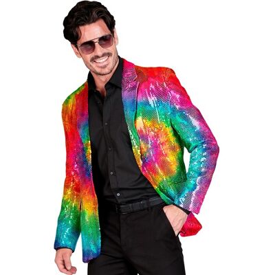 Fato de festa neon multicolorido ou jaqueta para homem - Jacket Fato de festa neon multicolorido ou jaqueta para homem - Jacket
