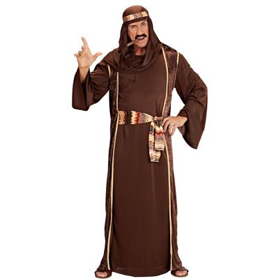 Widmann Arab Sheik (Robe - Long Vest - Belt - Head Scarf) (Xl) Brown Widmann Arab Sheik (Robe - Long Vest - Belt - Head Scarf) (Xl) Brown