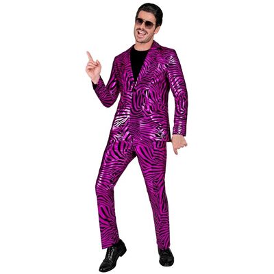 Purple Animal Print Men’s Party Suit - Suit Purple Animal Print Men’s Party Suit - Suit