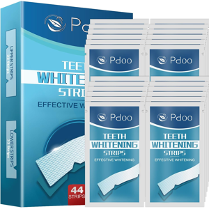 Pdoo Teeth Whitening Strip 22 Treatments - Whitening Strips For Sensitive People, Fas Pdoo Teeth Whitening Strip 22 Treatments - Whitening Strips For Sensitive People, Fas