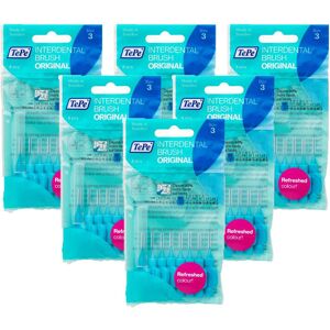 Tepe Interdental Brushes Blue - 8 Brushes (0.6mm) X 6 Tepe Interdental Brushes Blue - 8 Brushes (0.6mm) X 6