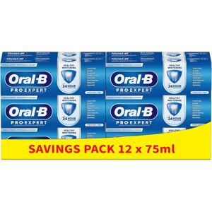 Oral-B Pro-Expert Healthy Whitening Toothpaste 900 Ml (75 Ml X 12) Oral-B Pro-Expert Healthy Whitening Toothpaste 900 Ml (75 Ml X 12)