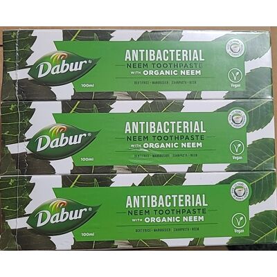 Dabur Organic Neem Toothpaste - Toothpaste, Natural Ingredients, Antibacterial Dabur Organic Neem Toothpaste - Toothpaste, Natural Ingredients, Antibacterial