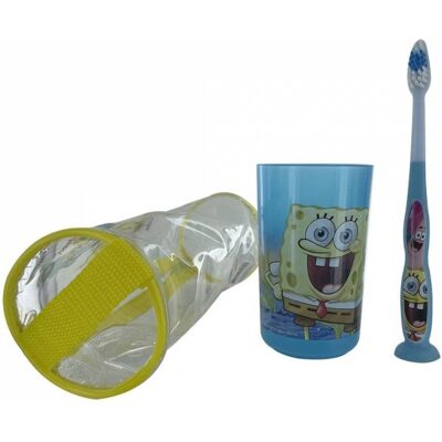Tinokou SpongeBob Kids Toothbrush Set - Multicolor Tinokou SpongeBob Kids Toothbrush Set - Multicolor