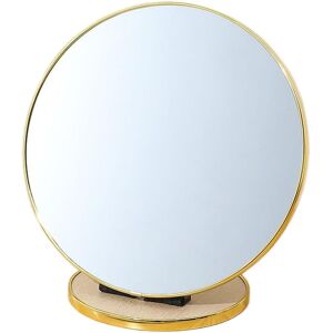 Numjeg Countertop Vanity Mirror Round Gold Tabletop Small Makeup Mirror desktop Fol Numjeg Countertop Vanity Mirror Round Gold Tabletop Small Makeup Mirror desktop Fol