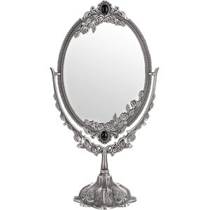 Sumtree Vintage Oval Double Sided Rotatable Dressing Mirror - Large Silver Tabletop Dec Sumtree Vintage Oval Double Sided Rotatable Dressing Mirror - Large Silver Tabletop Dec
