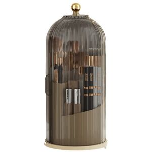Sodial 3x(Makeup Brush Holder Storage Box 360 Rotating Storage Box With Cover6133 Sodial 3x(Makeup Brush Holder Storage Box 360 Rotating Storage Box With Cover6133
