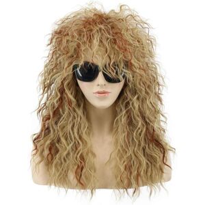 Vgbeaty 70s 80s Mullet Wig Women Long Curly Blonde Mix Red Heavy Metal Punk Roc Vgbeaty 70s 80s Mullet Wig Women Long Curly Blonde Mix Red Heavy Metal Punk Roc