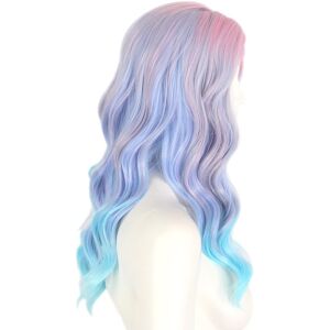 Stfantasy Ombre Dirty Pink Women Wigs Long Natural Curly Layered Synthetic Hair Stfantasy Ombre Dirty Pink Women Wigs Long Natural Curly Layered Synthetic Hair