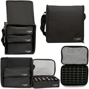 Mylee Gel Polish Carry Case Nail Polish Storage Bag 84 Bottle 3x Removable Trays Mylee Gel Polish Carry Case Nail Polish Storage Bag 84 Bottle 3x Removable Trays