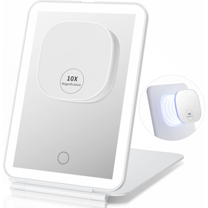 Does Not Apply Lighted Travel Makeup Mirror With 10x Magnetic Magnifying, Lightweight Vanity 56 Does Not Apply Lighted Travel Makeup Mirror With 10x Magnetic Magnifying, Lightweight Vanity 56
