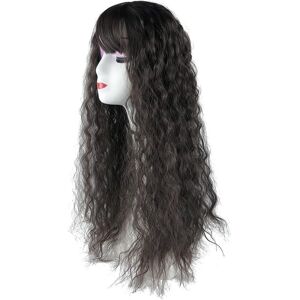 Lesafev Middle Part Clip In Forehead Hairpiece Loose Curly Topper With 3d Neat Fringe F Lesafev Middle Part Clip In Forehead Hairpiece Loose Curly Topper With 3d Neat Fringe F